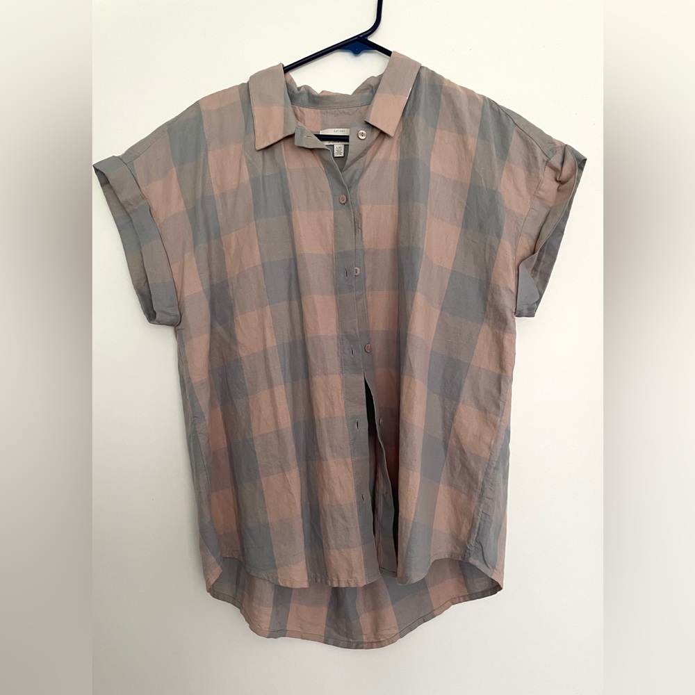 Lucky Brand Short Sleeve Button Up